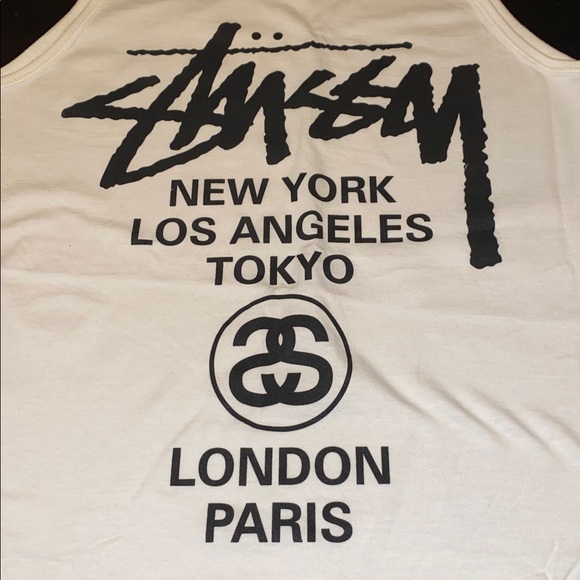 🆕 STUSSY tank top World Tour exclusive - Picture 4 of 5